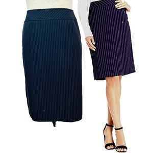 Tahari Arthur Levine Striped Skirt Size 6p
